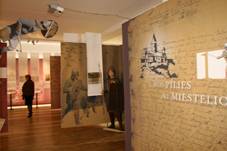 Naujausios Alytaus kraštotyros muziejaus ekspozicijos „Gyvenimas abipus Nemuno“ fragmentas